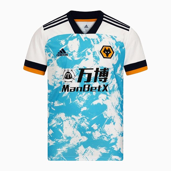 Camiseta Wolves Replica Segunda Ropa 2020/21 Blanco